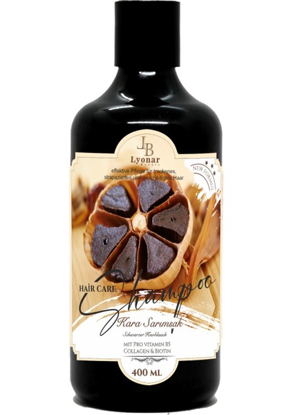 Kara Sarımsak Şampuanı 400ML Lyonar