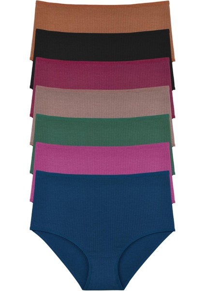 Kadın Fitilli Yüksek Bel 7li Külot Set - KTS3080 fiyatları