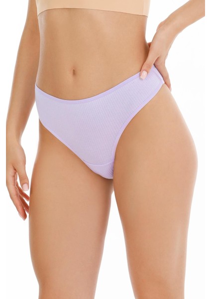 Kadın Fitilli Brazilian Tanga 7 Li Paket Set - Açık Renk indirimleri