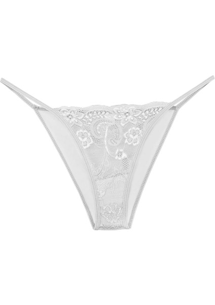 Kadın Ipli Dantelli Slip 5li Külot Set Karışık Renkler KTS3063 fırsatları