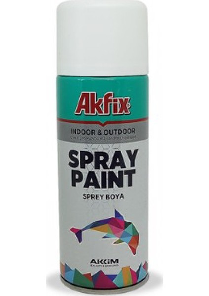 Parlak Beyaz RAL9010 Akrilik Sprey Boya 400ML