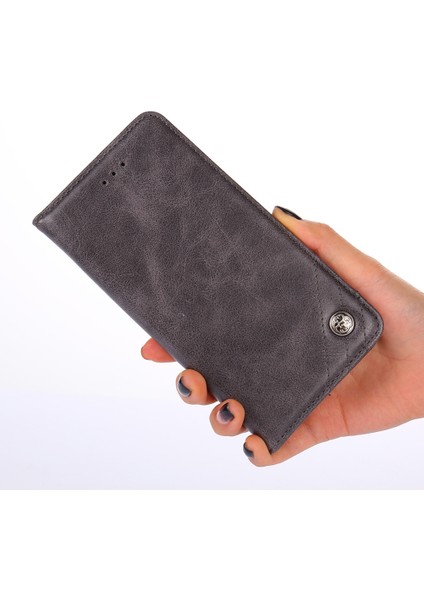 Vivo Iqoo Z7X Gray Için Magnetik Olmayan Retro Telefon Kılıfı (Yurt Dışından) modelleri