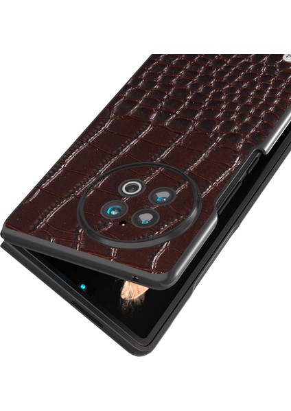 Vivo x Fold2 Kahve Için Gerçek Deri Timsah Desen Kılıfı (Yurt Dışından) fırsatları
