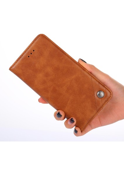 Vivo Iqoo Z7X Brown Için Magnetik Olmayan Retro Telefon Kılıfı (Yurt Dışından) fiyatları