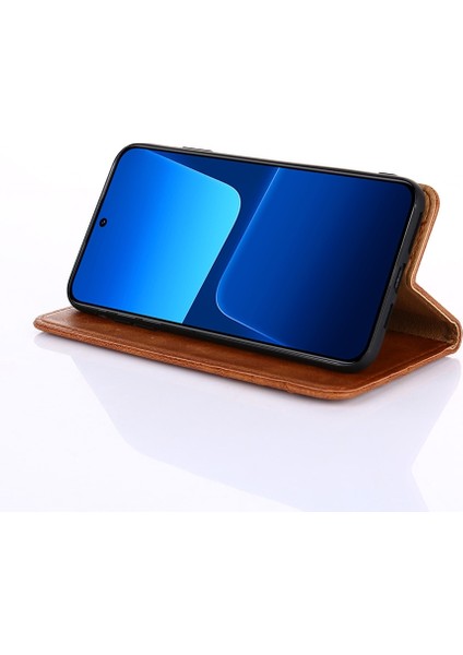 Vivo Iqoo Z7X Brown Için Magnetik Olmayan Retro Telefon Kılıfı (Yurt Dışından) fırsatları