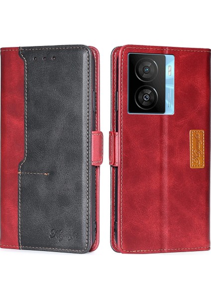 Vivo Iqoo Z7X Kırmızı + Siyah Için Yan Toka Pu Kılıfı (Yurt Dışından) fiyatları