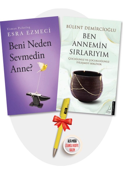 Beni Neden Sevmedin Anne? - Ben Annemim Sırlarıyım - 2 Kitap + Kalem