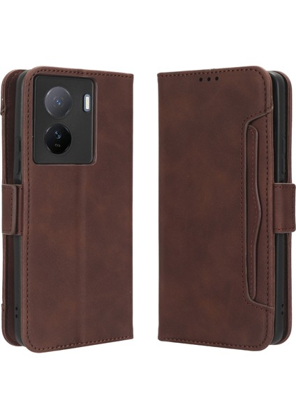 Vivo Iqoo Z7X Kahverengi Için Cilt Fe Deri Kılıfı (Yurt Dışından) fırsatları