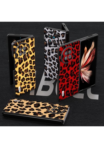 Vivo x Fold2 Altın Leopar Için Siyah Edge Leopar Kılıfı (Yurt Dışından) fiyatları