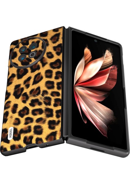 Vivo x Fold2 Altın Leopar Için Siyah Edge Leopar Kılıfı (Yurt Dışından) modelleri