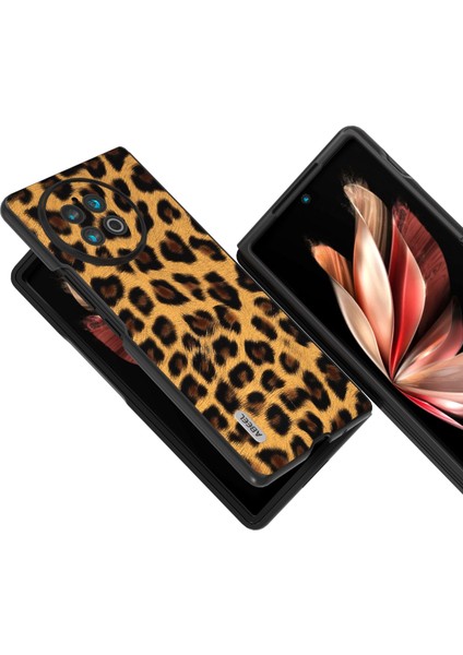 Vivo x Fold2 Altın Leopar Için Siyah Edge Leopar Kılıfı (Yurt Dışından) indirimleri