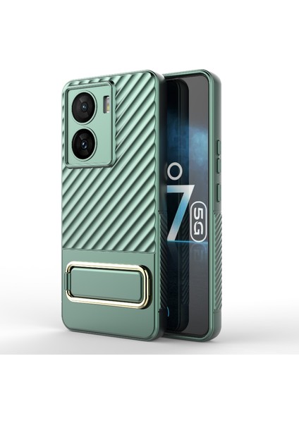 Vivo Iqoo Z7 5g Global Green Için Dalgalı Dokulu Telefon Kılıfı (Yurt Dışından) fırsatları