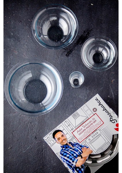 Arda Türkmen Hazırlık Seti + Borcam Premium Dikdörtgen Fırın Kabı Tepsi fiyatları