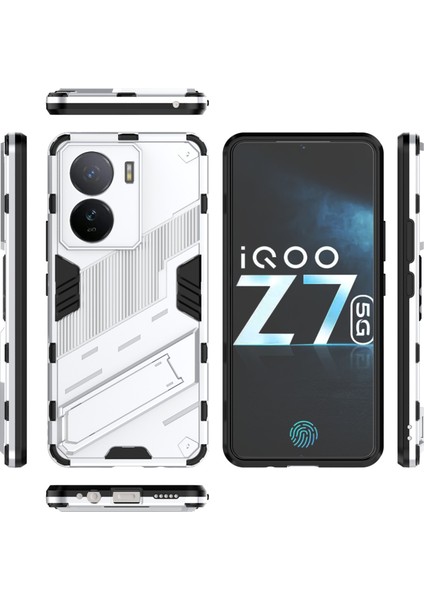 Vivo Iqoo Z7 5g Global White Için Punk Zırh Telefon Kılıfı (Yurt Dışından) modelleri