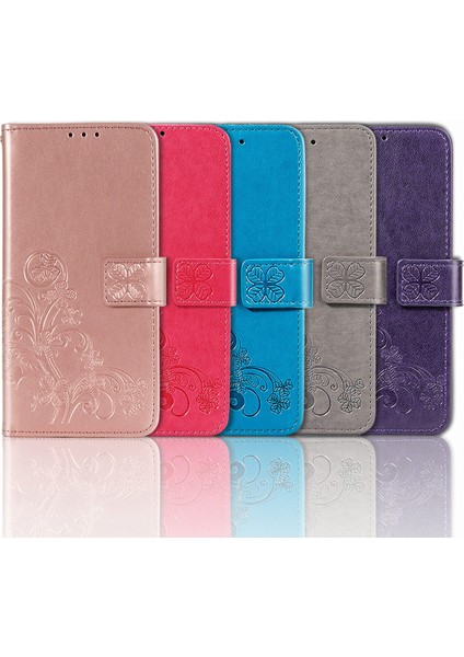 Vivo Y55 5g Mavi Için Dört Yapraklı Yonca Deri Kasa (Yurt Dışından) fiyatları