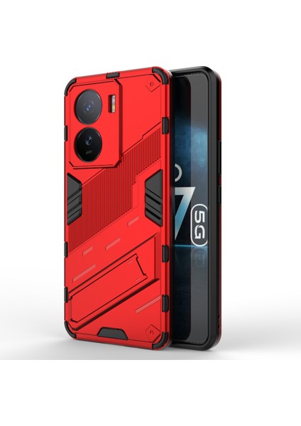 Vivo Iqoo Z7 5g Global Red Için Punk Zırh Telefon Kılıfı (Yurt Dışından)