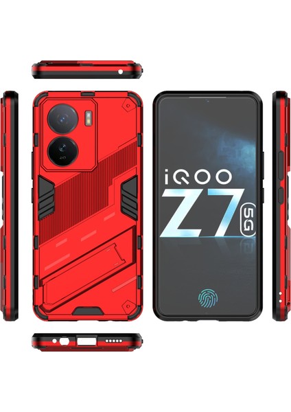 Vivo Iqoo Z7 5g Global Red Için Punk Zırh Telefon Kılıfı (Yurt Dışından) modelleri