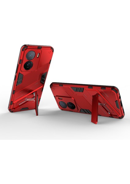 Vivo Iqoo Z7 5g Global Red Için Punk Zırh Telefon Kılıfı (Yurt Dışından) fırsatları