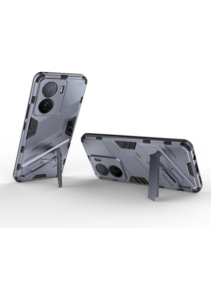 Vivo Iqoo Z7 5g Global Gri Için Punk Zırh Telefon Kılıfı (Yurt Dışından) fırsatları