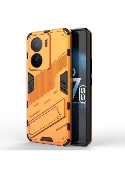 Vivo Iqoo Z7 5g Global Orange Için Punk Zırh Telefon Kılıfı (Yurt Dışından)