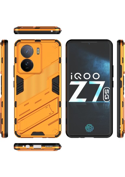 Vivo Iqoo Z7 5g Global Orange Için Punk Zırh Telefon Kılıfı (Yurt Dışından) modelleri