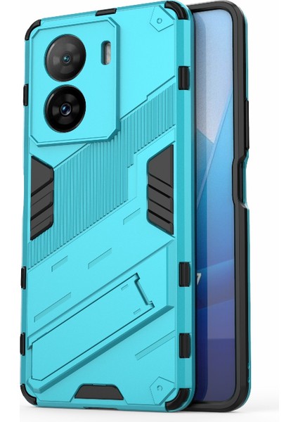 Vivo Iqoo Z7 5g Mavi Için Punk Zırh Telefon Kasası (Yurt Dışından)