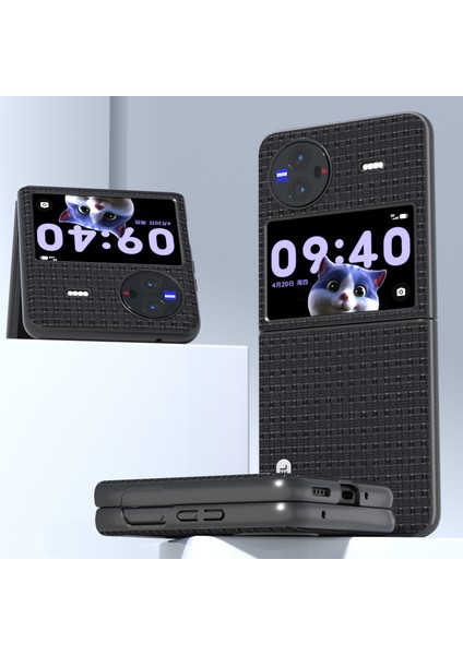 Vivo x Flip Black Için Orijinal Lüks Telefon Kılıfı (Yurt Dışından) fırsatları