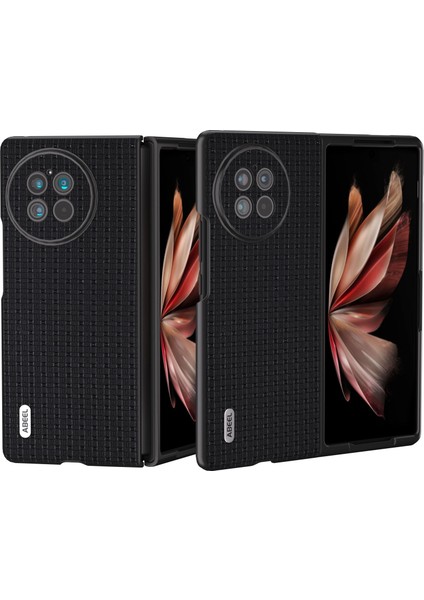 Vivo x Fold2 Siyah Için Orijinal Lüks Telefon Kılıfı (Yurt Dışından)