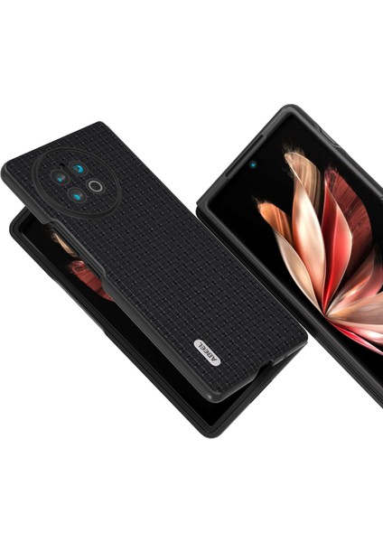 Vivo x Fold2 Siyah Için Orijinal Lüks Telefon Kılıfı (Yurt Dışından) fırsatları