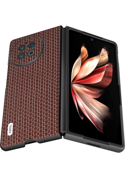 Vivo x Fold2 Kahve Için Gerçek Lüks Telefon Kasası (Yurt Dışından) modelleri