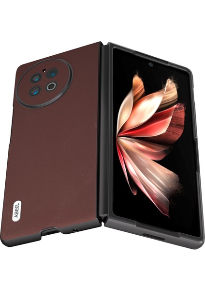 Vivo x Fold2 Kahve Için Gerçek Ipeksi Yumuşak Telefon Kılıfı (Yurt Dışından) modelleri