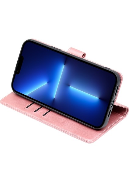 Buzağı Doku Pu Pu Telefon Kılıfı Vivo Iqoo Z7X Gül Altın (Yurt Dışından) modelleri