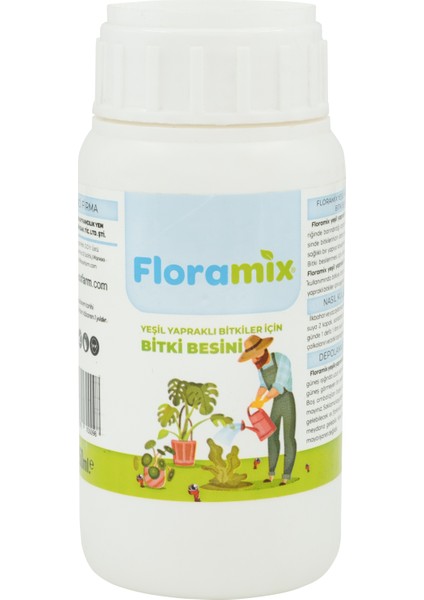 3'lü Floramix Bitki Besini 250ML (Çiçekli Bitki, Yeşil Yapraklı, Kaktüs) fırsatları