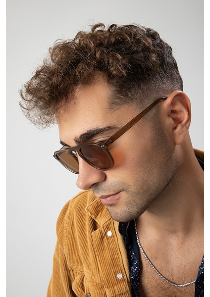 Retro Kare Anahtar Model Erkek Güneş Gözlüğü