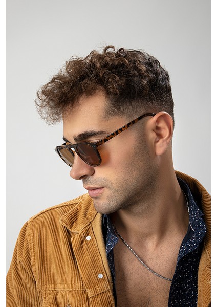 Retro Kare Anahtar Model Erkek Güneş Gözlüğü
