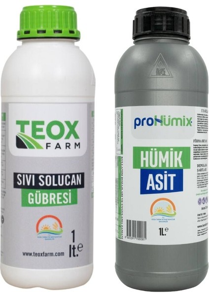 Sıvı Vermikompost & Hümik Asit 1lt