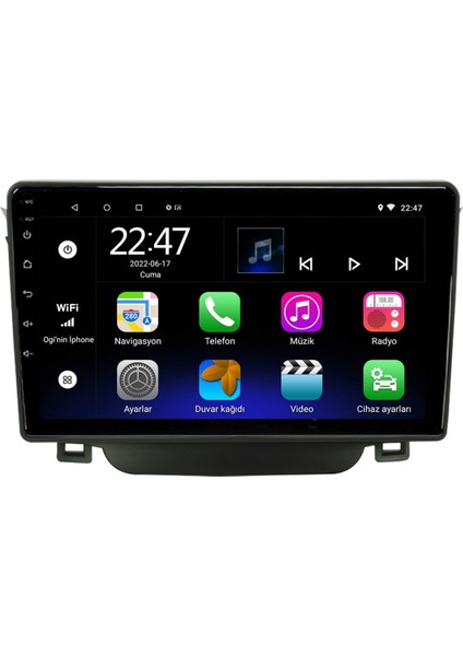 Hyundai I30 Android 6gb Ram 128GB Ram 8 Çekirdek Navigasyon Multimedya Oto Teyp
