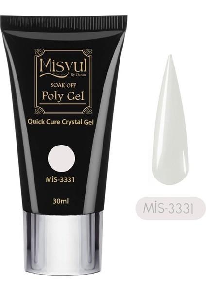Poly Jel Protez Tırnak, Hızlı Tırnak Uzatma Polygel 30ML