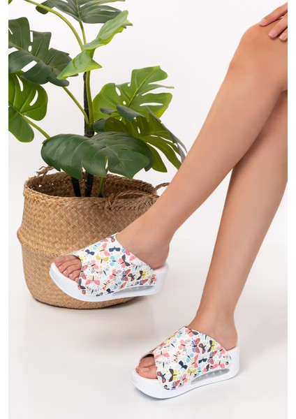 Butterfly Kelebek Düz Yüz Açık Airmax Bayan Ortopedik Terlik fiyatları