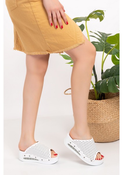 Düz Baklava Desenli Açık Airmax Taban Ortopedik Terlik fiyatları