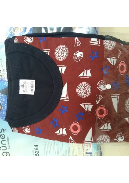 Erkek Kaprili Kısa Kollu Pijama Takımı modelleri