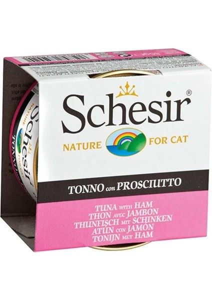 Ton Balıklı ve Jambonlu Jöleli Kedi Konservesi 85 gr x 6 Adet