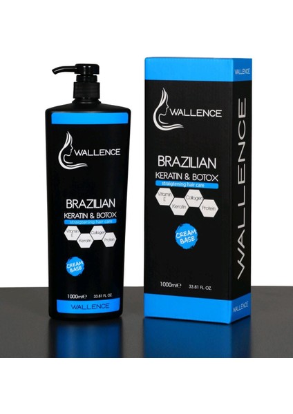 Brazılıan Keratin ve Botox Düzleştirici Krem Tüm Saçlar İçin 1000 ml