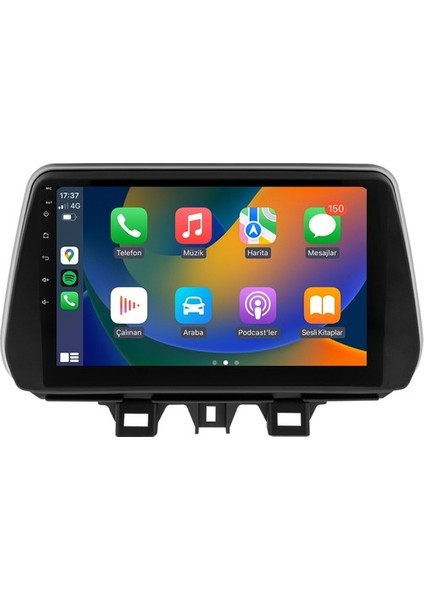 Hyundai Tuscon 6gb Ram 128GB Rom Carplay 8 Çekirdek Navigasyon Multimedya Oto Teyp