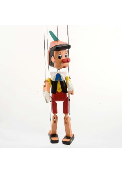 Tavan Askılı Ahşap Pinokyo Figür 34CM modelleri