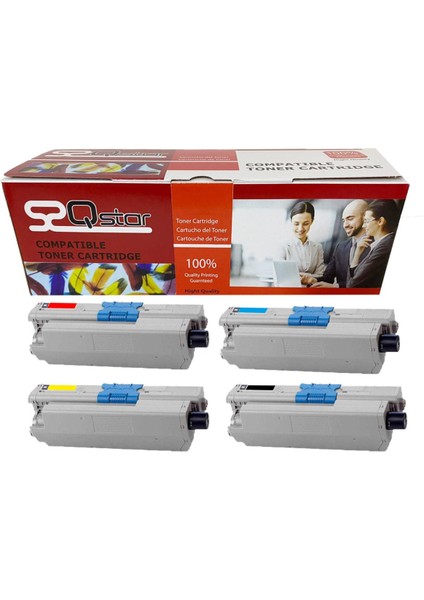 Oki C301 Set Muadil Toner