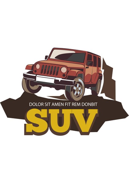 Suv Off Road Oto Sticker
