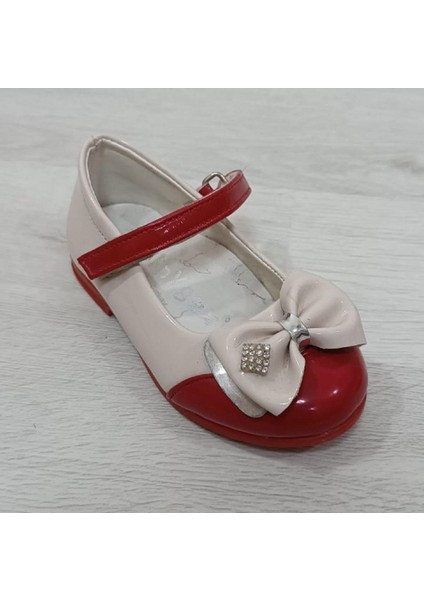 8009 Pembe-Beyaz Cırtlı El Yapımı Ortapedik Kız Bebe Babet Ayakkabı fırsatları