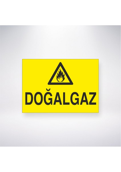 Doğal Gaz 21X30 cm Yapışkanlı Levha