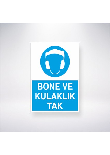 Bone ve Kulaklık Tak 21X30 cm Yapışkanlı Levha